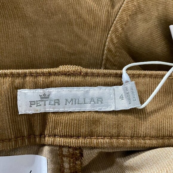 Peter Millar Corduroy Pants Size 4 Tan Cotton Blend Golf‎ Stretch NWT PT-2146 - Picture 6 of 7
